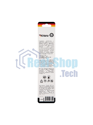 Сверло по металлу Kranz 9х125х81 мм 