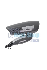 Фен для волос Galaxy Line GL 4337, серый, 1200 Вт, 2 скорости потока воздуха, складная ручка, подвесная петля, длина шнура питания 170 см