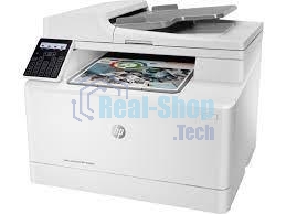 МФУ лазерное HP Color LaserJet Pro M183fw (7KW56A), A4, цветной, печ. до 16 стр/мин., скан. до 15 стр/мин. (ч/б) 8 стр/мин. (цвет), 600 x 600 dpi (печать) 1200x1200dpi (скан.), USB, RJ-45, Wi-Fi, Air Print, Mopria