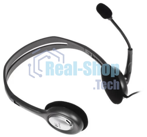 Гарнитура проводная Logitech Headset H111 Stereo grey (981-000594/981-000593/981-000588)