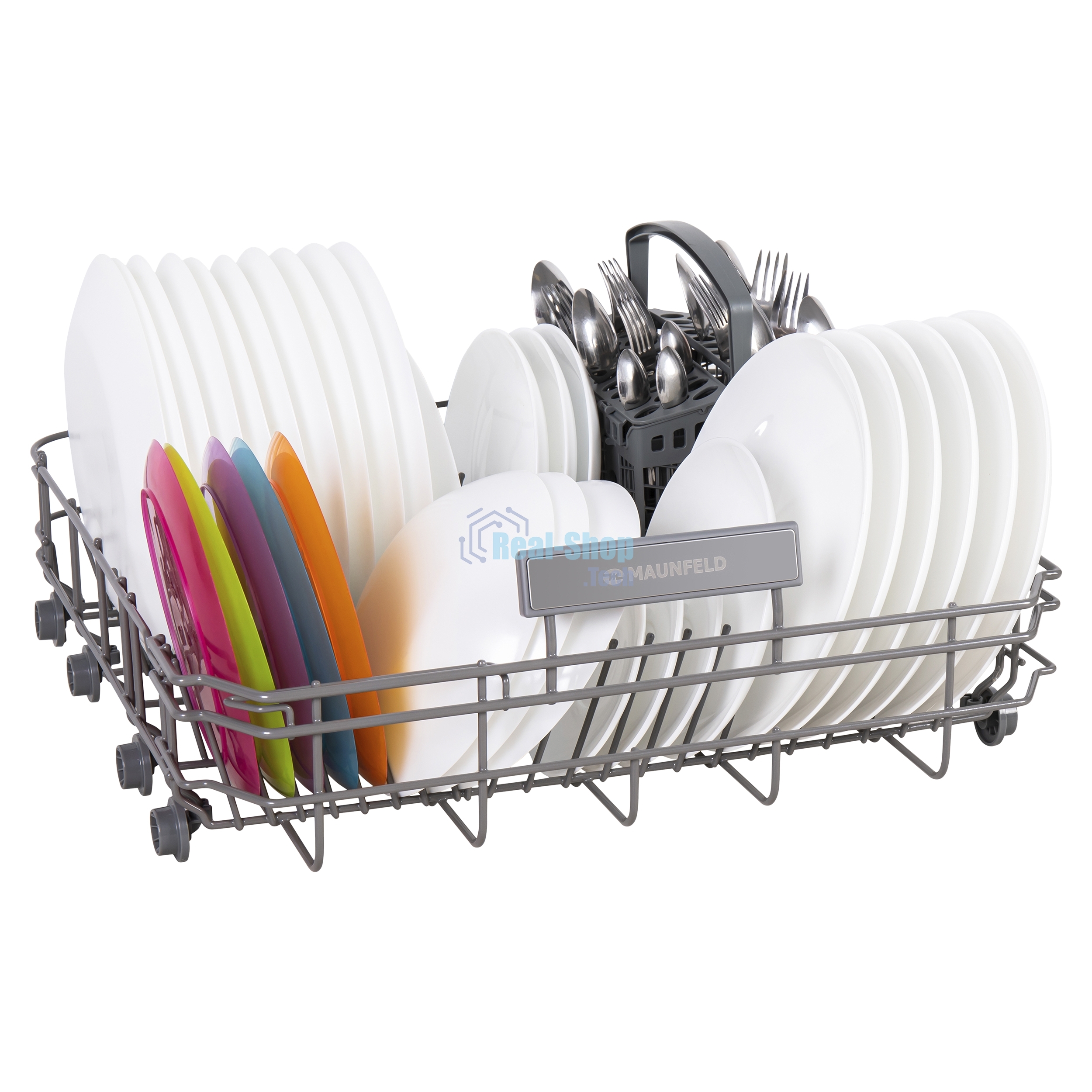 Посудомоечная машина Maunfeld MWF12S, белый, 59.8 см, 12 компл., 52 дБ, класс A+