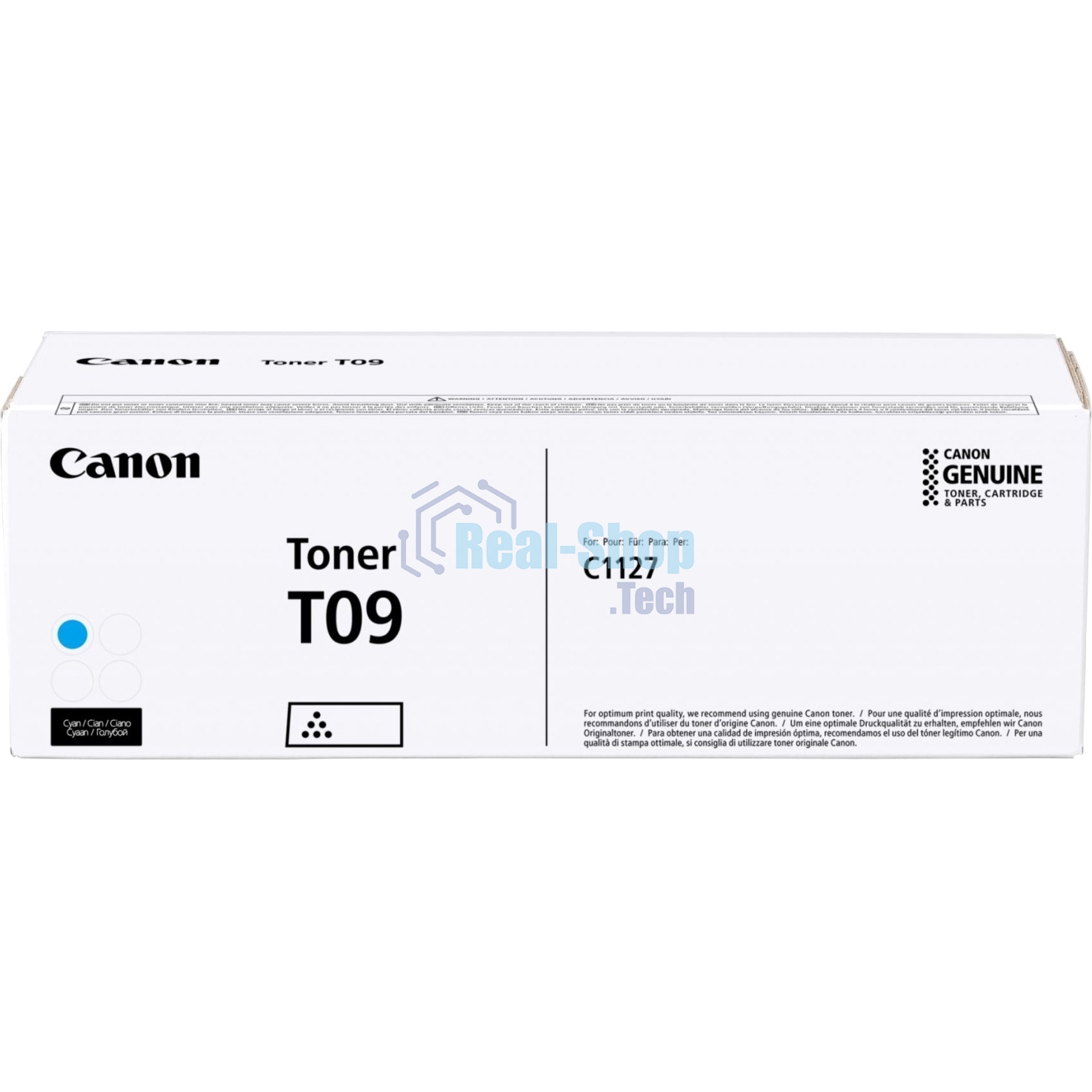 Тонер Canon T09 CY 3019C006 голубой туба для копира i-SENSYS X C1127iF, C1127i, C1127P