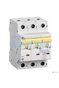 Выключатель автоматический трехполюсный ВА47-60M 3Р 32А 6кА С MVA31-3-032-C IEK