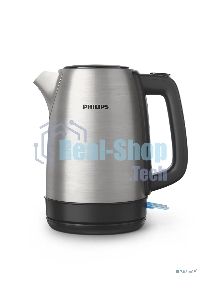 Чайник электрический Philips HD9350/90, 1,7 л, 2200 Вт, световой индикатор, функция автовыключения, индикатор уровня воды