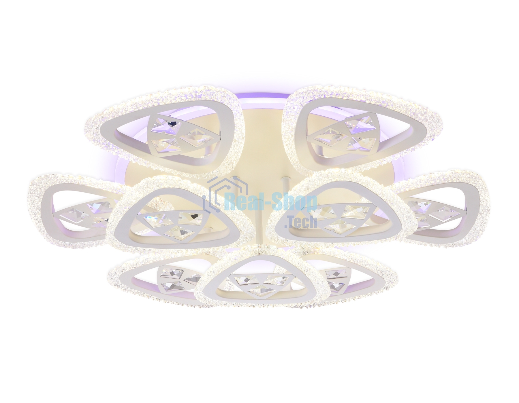 Светильник Ambrella light FA2921 WH белый 138W 600*600*130 (ПДУ РАДИО 2.4)