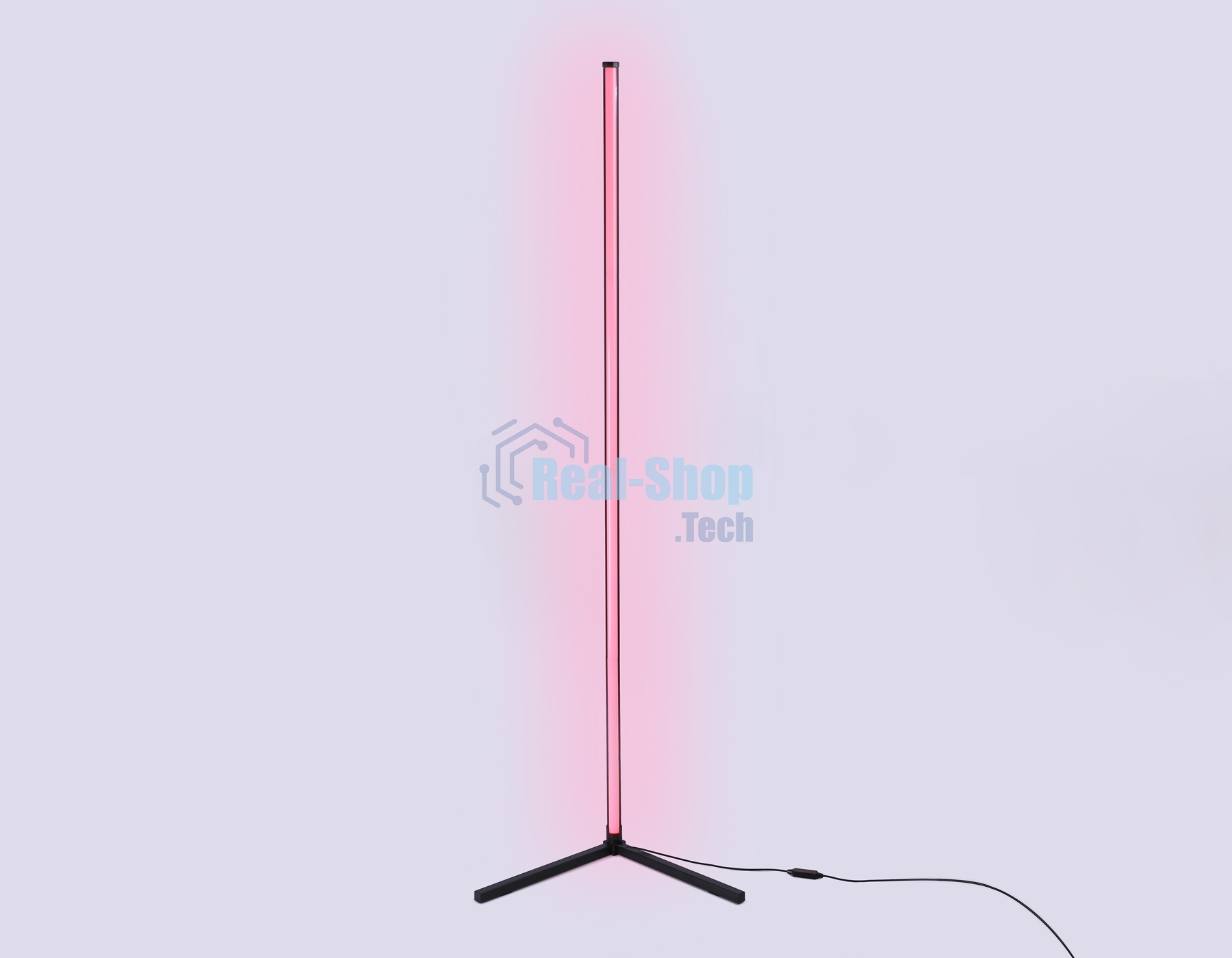 Светильник Ambrella light FL8027 BK черный LED 20W RGB D32*1650 (ПДУ РАДИО 2.4G)