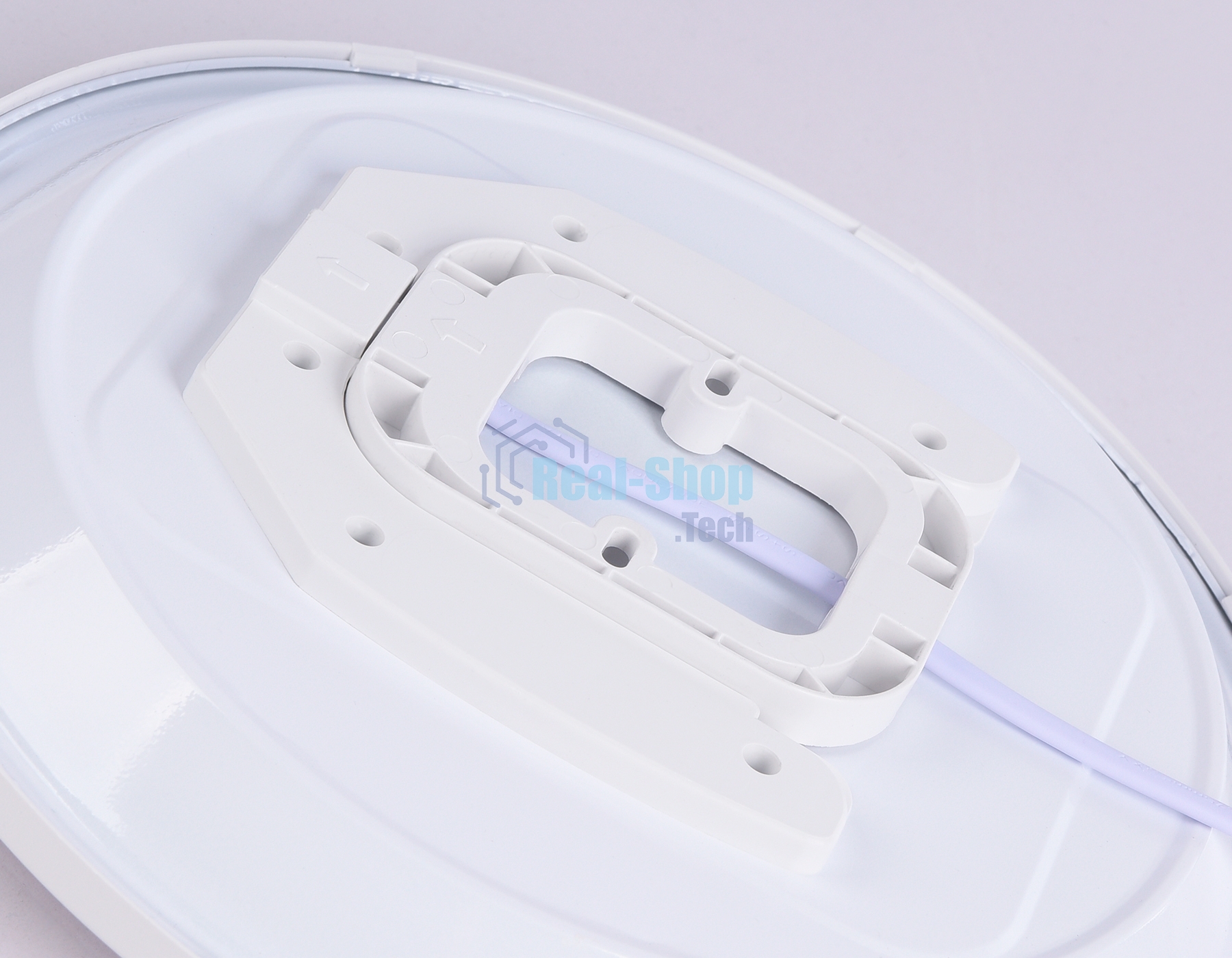Потолочный светодиодный светильник Ambrella light FZ1231 WH белый IP44 42W 6400К D370*55 (Без ПДУ)