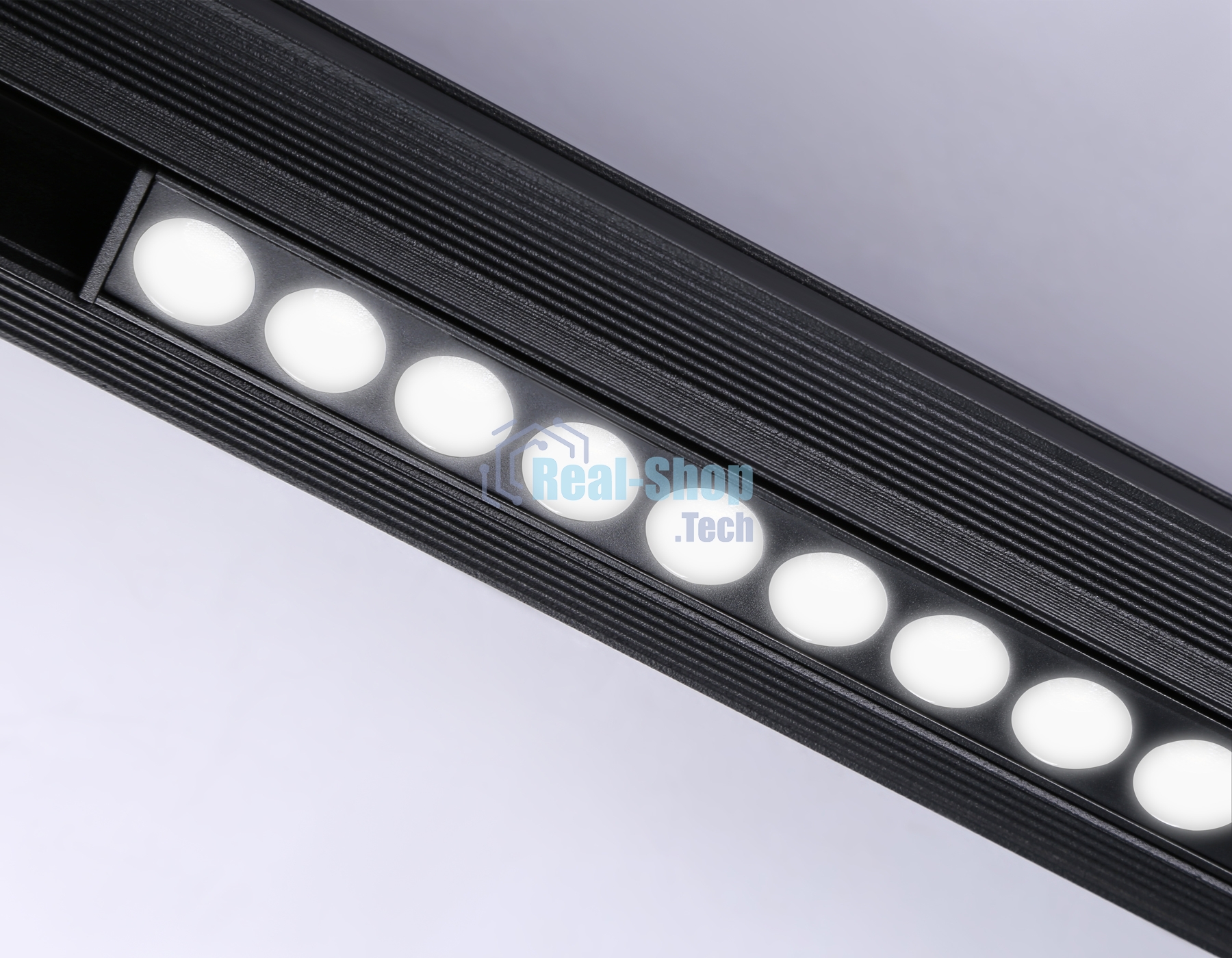 Светильник трековый светодиодный GL4033 BK черный IP20 30W 4200K 48V 24° 550*22*45