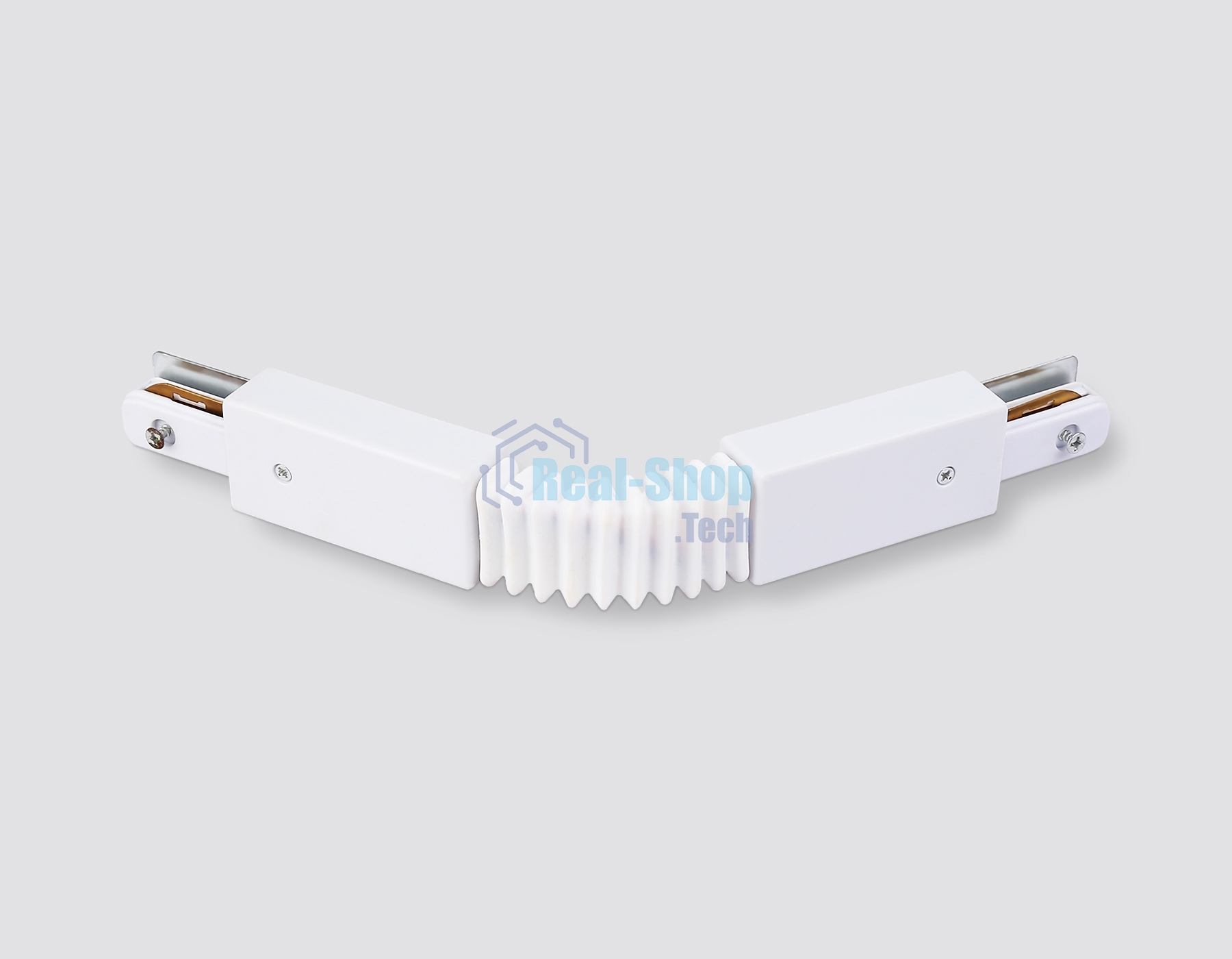 GL7175 WH белый коннектор гибкий для однофазного шинопровода Standard 220V NEW 285*35*20