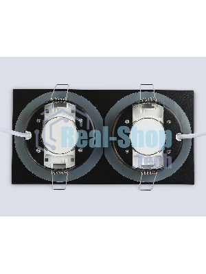 Светильник Ambrella light TN6743/2 BK черный IP44 GX53/2 210*110*57