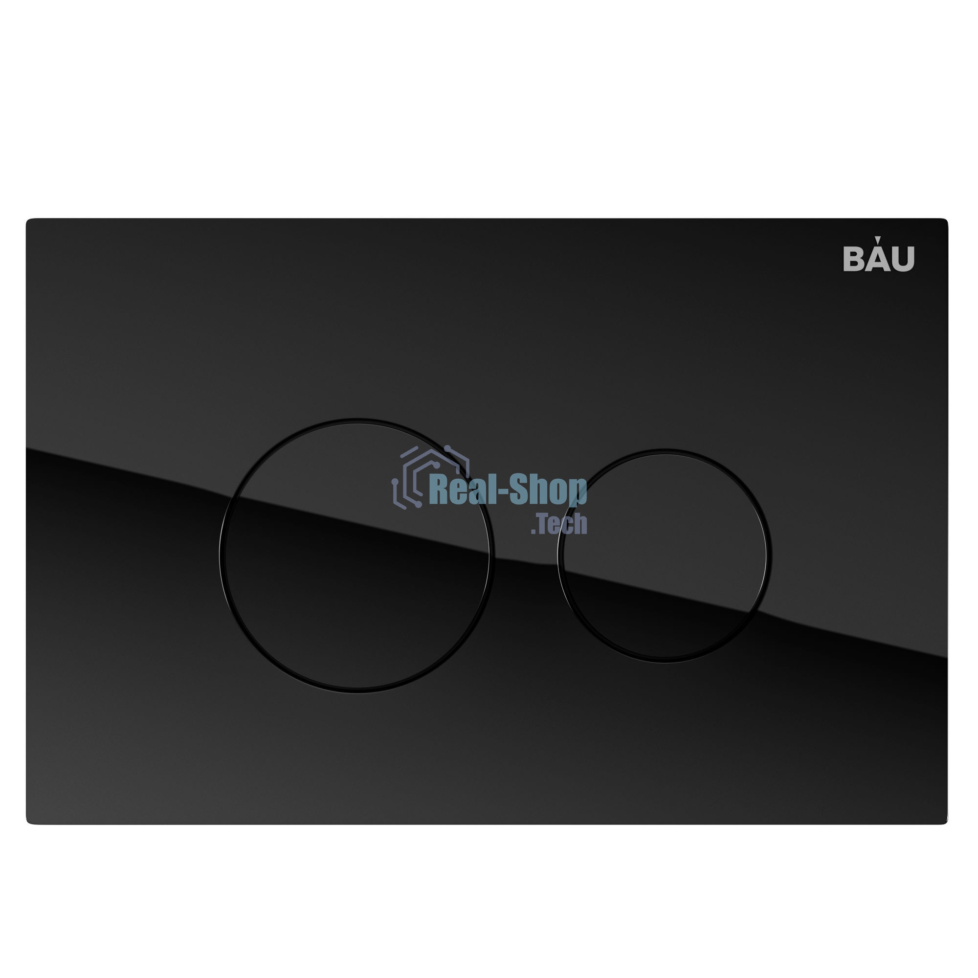 Инсталляция BAU PRO для подвесного унитаза, клавиша смыва из стекла BAU Dream дизайнерская, черная