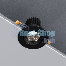 25094/LED / светильник встраиваемый светодиодный / черный
