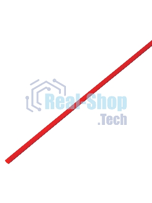 Термоусадочная трубка 2,0/1,0 мм, красная, упаковка 50 шт. по 1 м PROconnect