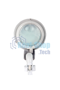 Лупа настольная 3D+12D Rexant с подсветкой, белая