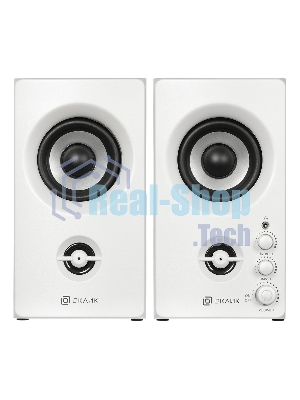 Акустическая система Oklick OK-164 2.0 белый 30Вт