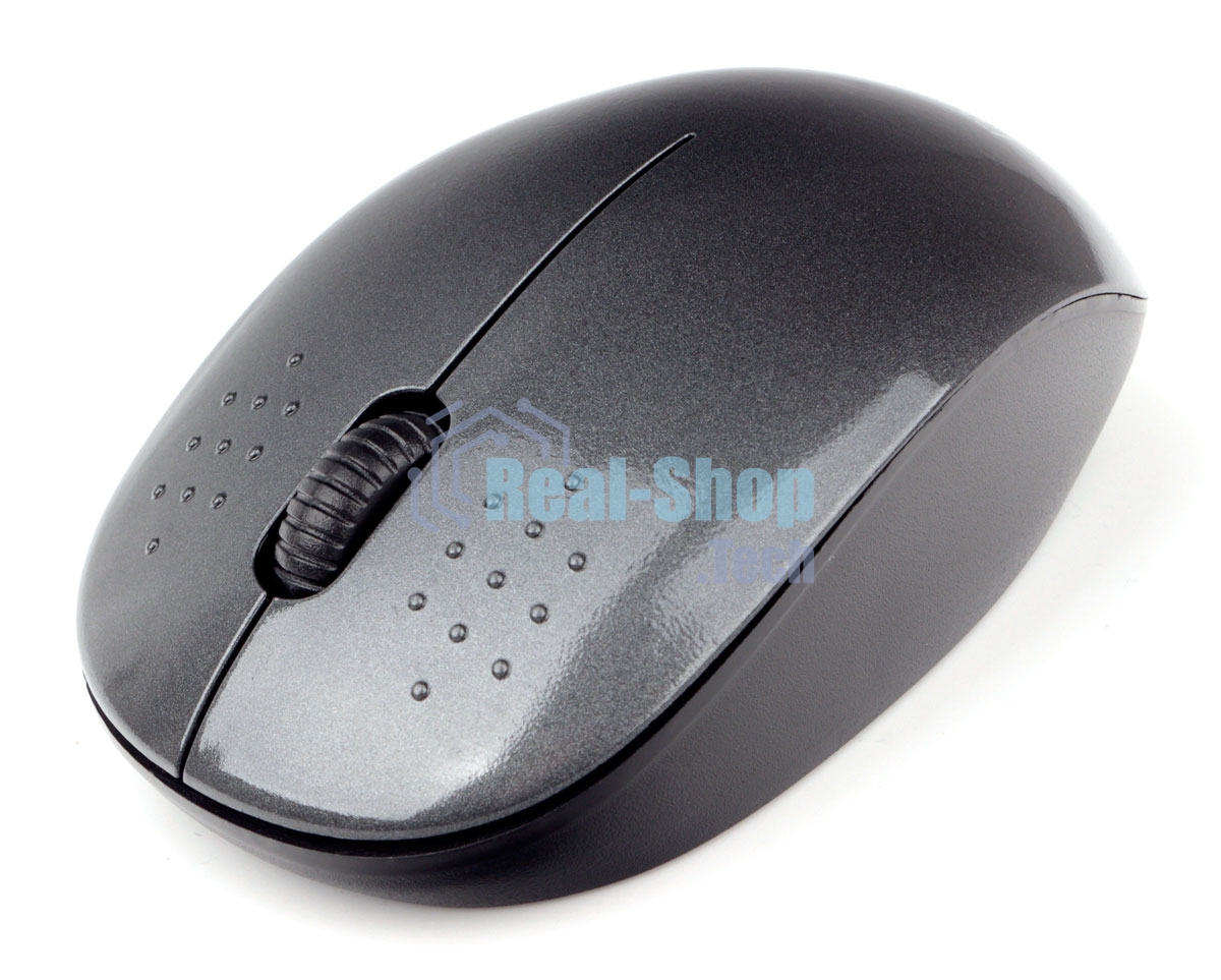 Мышь беспроводная Гарнизон GMW-440-1 серый, 1000 dpi, радиоканал, USB, кнопки - 3