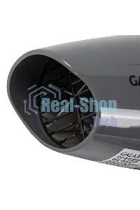 Фен для волос Galaxy Line GL 4337, серый, 1200 Вт, 2 скорости потока воздуха, складная ручка, подвесная петля, длина шнура питания 170 см