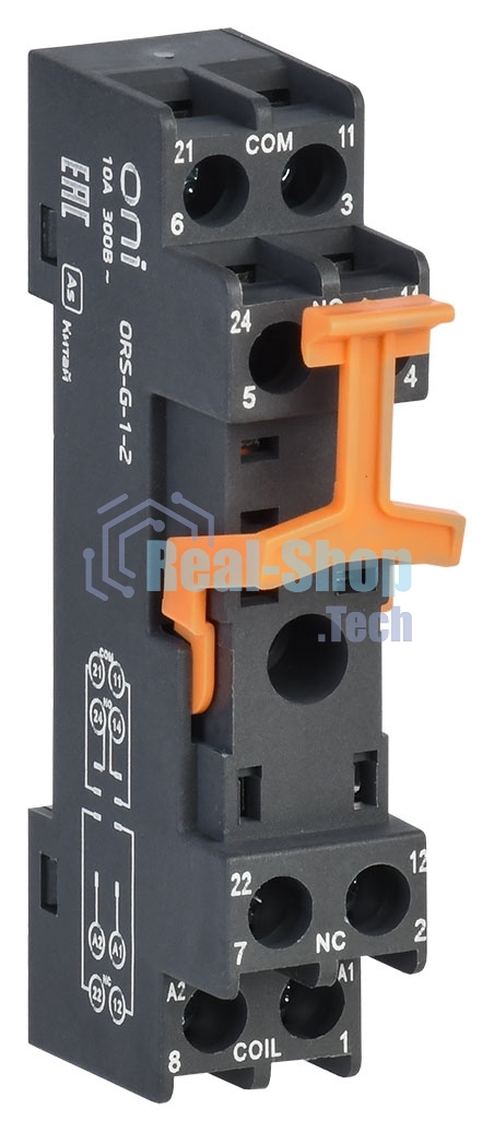 Розетка для реле IEK винт.соед. 300 (ORS-G-1-2-G)