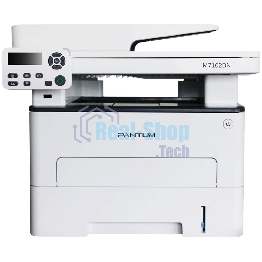 МФУ лазерное Pantum M7102DN, A4, ч/б, печ. до 33 стр/мин., скан. до 24 стр/мин., 1200x1200dpi, USB, RJ-45