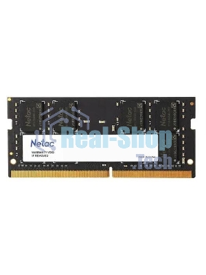 Оперативная память NETAC Basic, DDR4, 4GB (1x4GB), 2666MHz, CL19, SO-DIMM