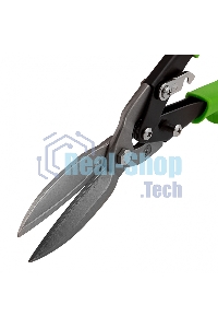 Ножницы по металлу Сибртех, удлиненные, 285 мм, пряморежущие, 2-комп.обрезиненные рук-ки