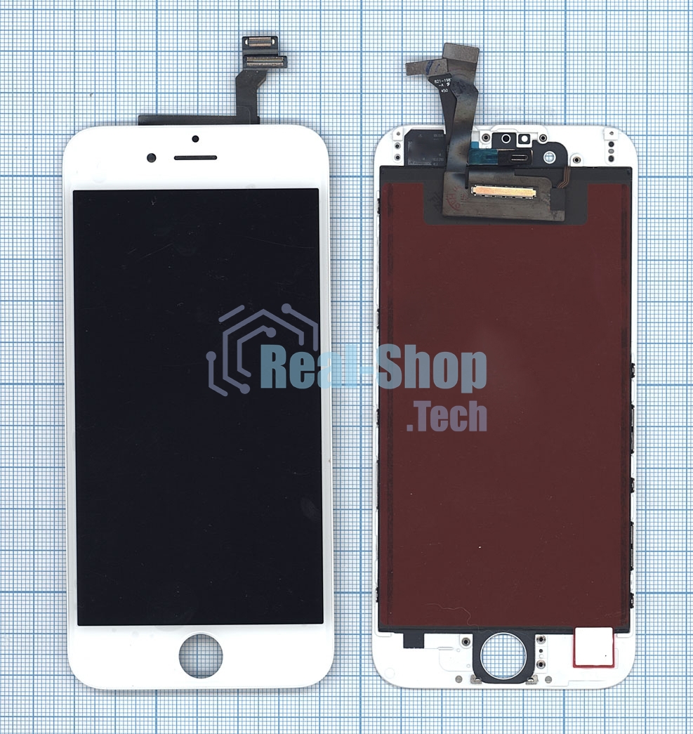 Дисплей для Apple iPhone 6 в сборе с тачскрином (Foxconn) белый
