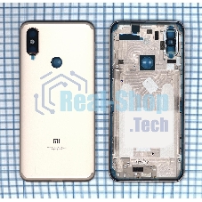 Задняя крышка для Xiaomi Mi 6X Mi A2 золотой