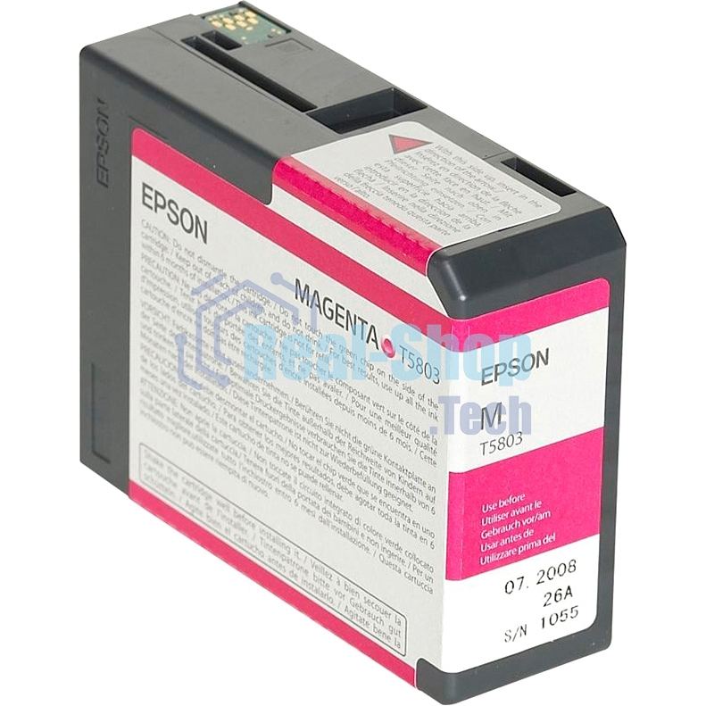 Картридж струйный Epson T5803 (C13T580300) пурпурный (80 мл) для Stylus Pro 3800
