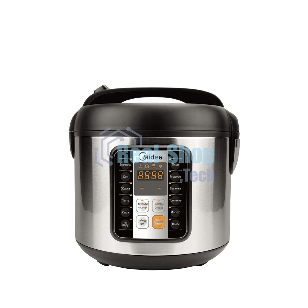 Мультиварка Midea MPC-6032 Мощность 850 Вт, Емкость чаши 5 литров, 11 автоматических программ, Режим МУЛЬТИПОВАР, автоподогрев, Сенсорное управление, Таймер на 24 часа, Съемная чаша, Книга на 80 рецептов в подарок, Набор принадлежностей в комплект