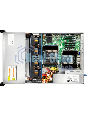 Серверный корпус Gooxi RMC2112-670-HS-D 2U 12bay chassis,direct backplane rear 2*2.5