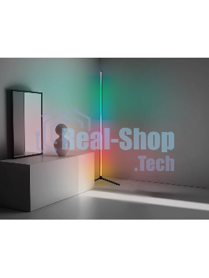 Светильник Ambrella light FL8027 BK черный LED 20W RGB D32*1650 (ПДУ РАДИО 2.4G)