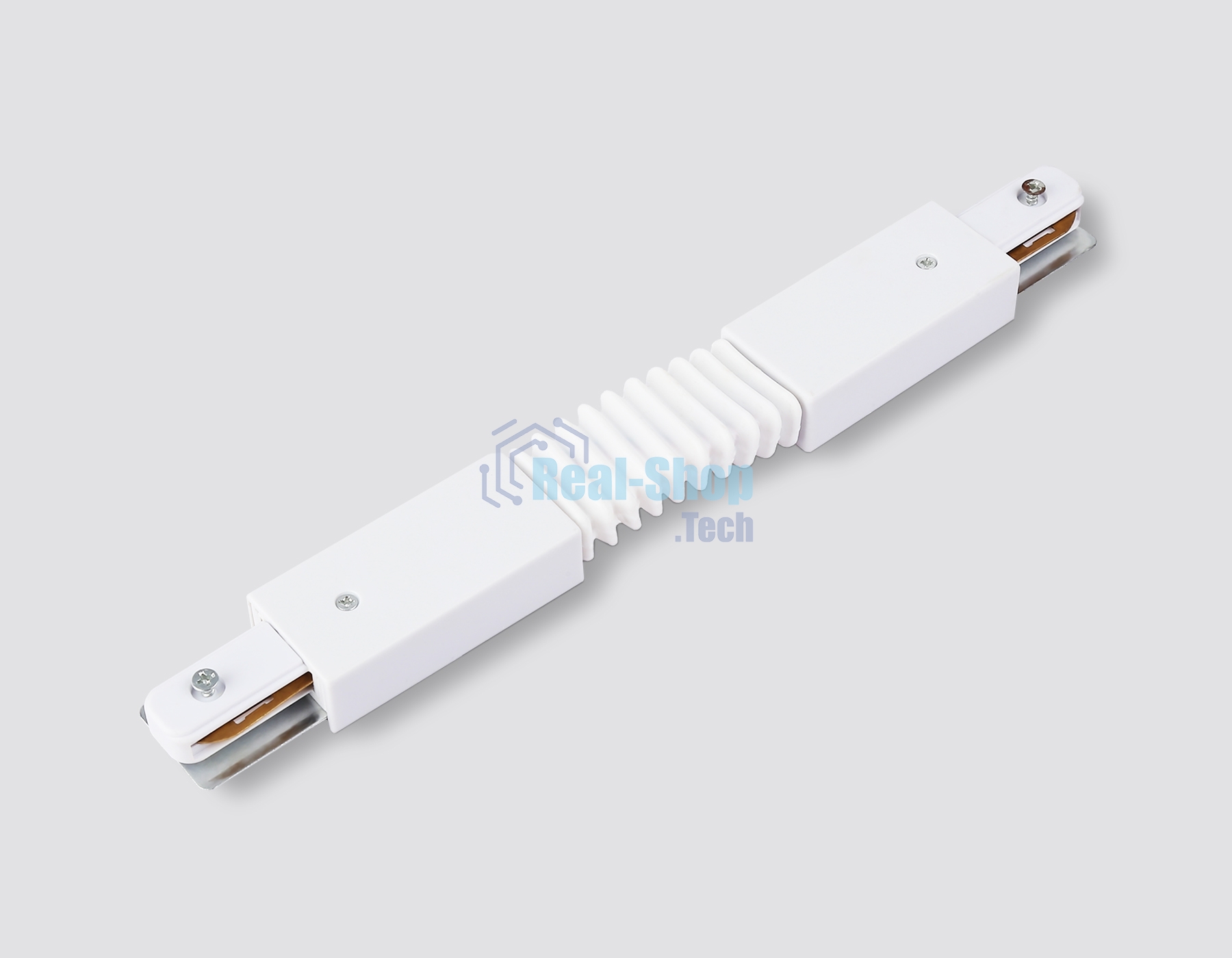 GL7175 WH белый коннектор гибкий для однофазного шинопровода Standard 220V NEW 285*35*20