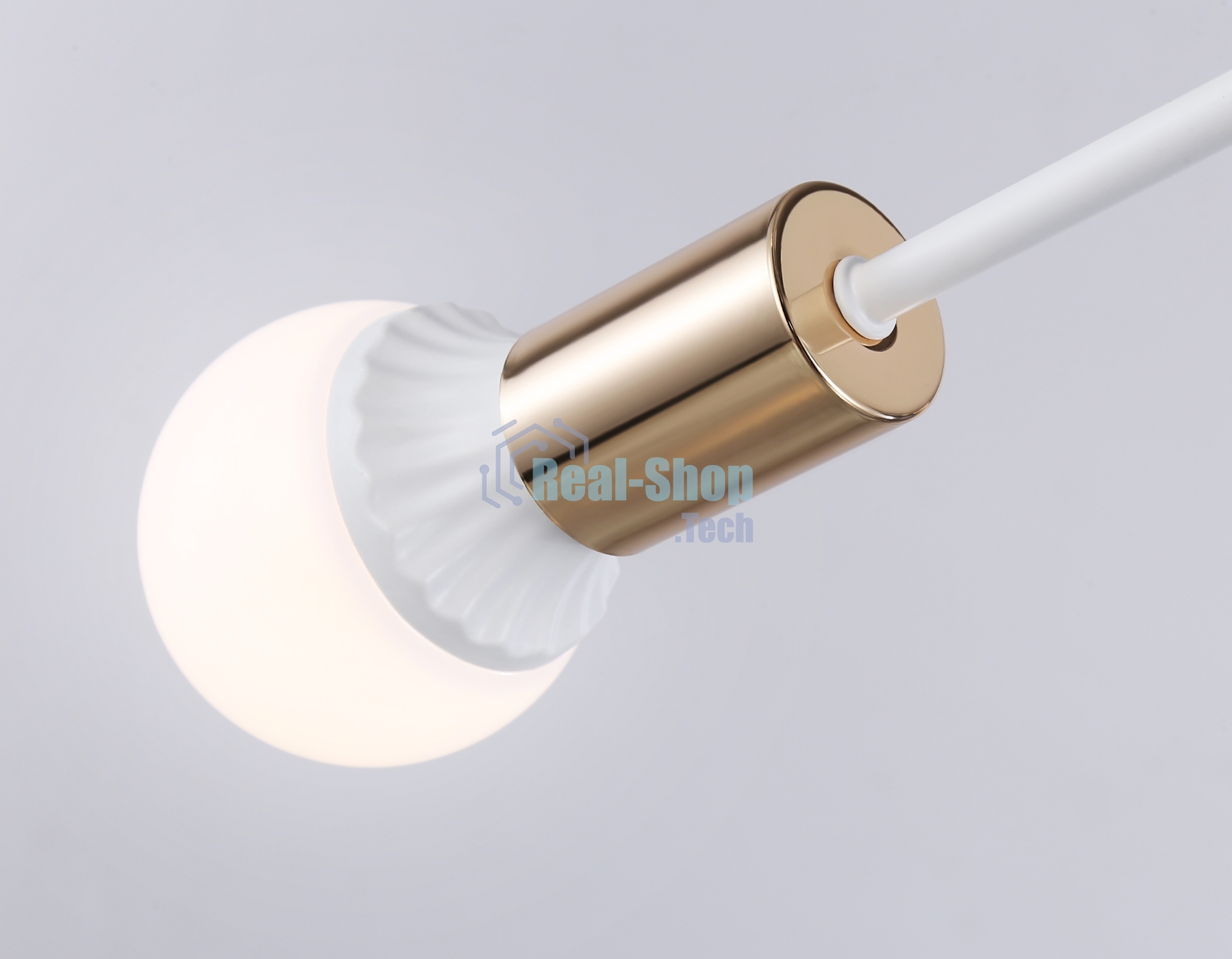 Светильник Ambrella light TR80432/6 WH/GD белый/золото E27/6 max 60W D950*730