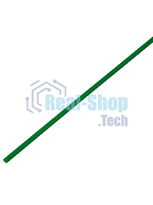 Термоусадочная трубка 2,0/1,0 мм, зеленая, упаковка 50 шт. по 1 м PROconnect