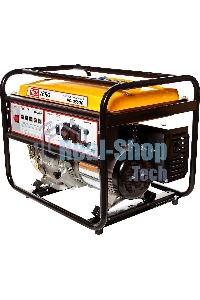 Генератор бензиновый RedVerg RD-G5500. 13,0л.с; 389куб.см; GM188F; запуск- ручной; бак- 25л,5,0кВт, макс.- 5,5кВт; 220В;