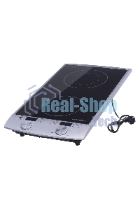 Плита настольная электрическая Hyundai HYC-0103 серебристый/черный стеклокерамика (настольная)