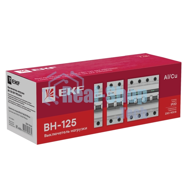 Выключатель нагрузки 3п 100А ВН-125 PROxima EKF SL125-3-100-pro