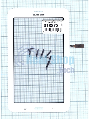Сенсорное стекло (тачскрин) для Samsung Galaxy Tab 3 Lite 7.0 SM-T114, белое