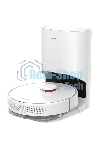 Робот-пылесос Dreame RLS3D Vacuum and Mop D10 Plus белый, 46 Вт, 5200 мА·ч Li-Ion, уборка сухая/влажная, пылесборник контейнер 0.4 л