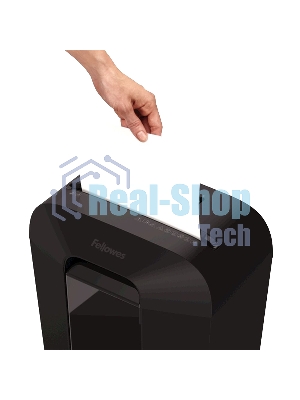 Шредер Fellowes PowerShred LX70 черный (секр.P-4)/перекрестный/11лист./18лтр./скрепки/скобы/пл.карты