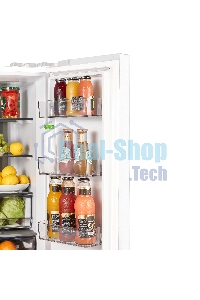 Холодильник Maunfeld MFF183NFWE белый трехкамерный инвертор 270/135л морозилка снизу, Total NoFrost, Side by Side