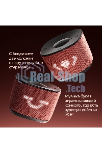 Умная колонка Sber Boom Home SBDV-00171G Салют серый 8W Mono BT/Wi-Fi (без.бат)