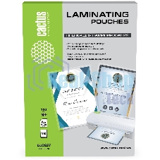 Пленка для ламинирования Cactus 100мкм A5 (100 шт) глянцевая154x216 мм CS-LPGA5100100