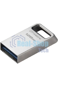 Флешка USB Kingston 128Gb DataTraveler Micro DTMC3G2/128Gb USB 3.0 серебристый