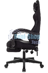 Кресло игровое Zombie Shadow черный Neo Black с подголов. крестов. пластик подст. для ног пластик черный