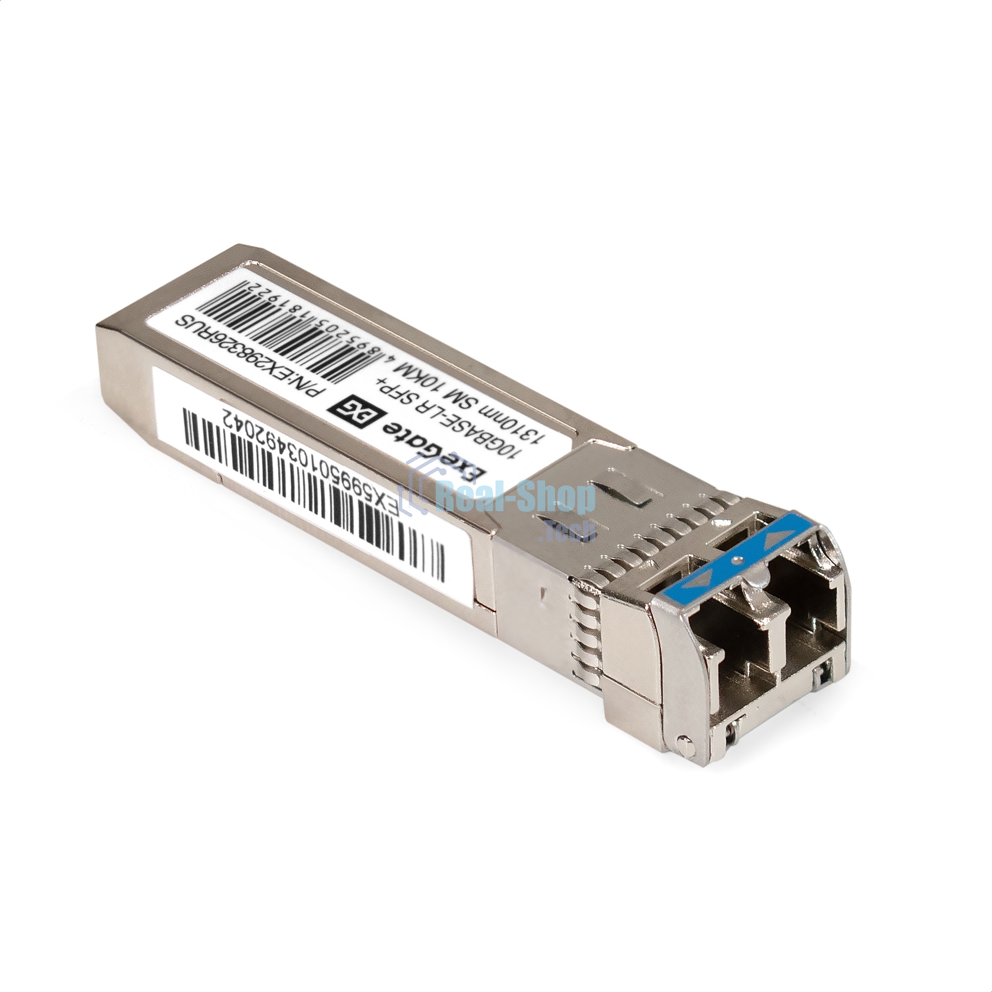 Трансивер SFP+ EXT-10G-SM1310-LC2-10KM (10Gbase-LR для одномодового оптического кабеля, 10 Гбит/с, Tx:1310/Rx:1310 нм, до 10 км, разъем Duplex LC)