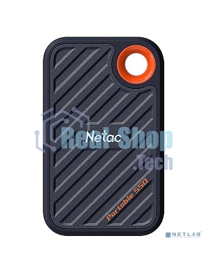 Внешний SSD Netac ZX20, 1TB, USB 3.2 Gen 2x2 Type-C, R/W 2000/1800, черный