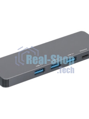 USB-концентратор Gembird UHB-D1, USB Type-C, USB/USB Type-C/PD100W/HDMI, USB Type-C