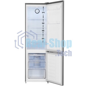 Холодильник Beko B1RCNK312G серый, двухкамерный, 200/76 л, морозилка снизу, Frost Free