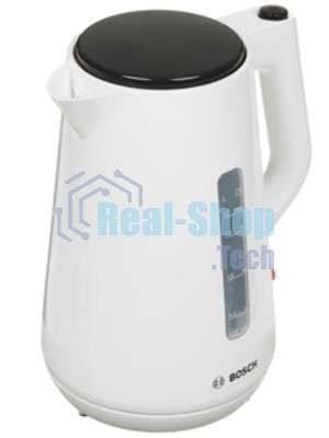 Чайник электрический Bosch TWK1M121 1.7 л, 2400 Вт, белый корпус: пластик